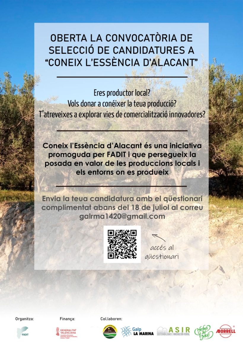Abierta la convocatoria de selección de candidaturas a «Conoce la esencia de Alicante»