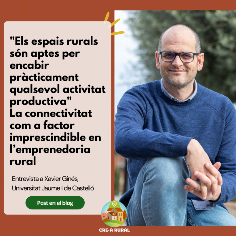 “Els espais rurals són aptes per encabir pràcticament qualsevol activitat productiva”, Xavier Ginés