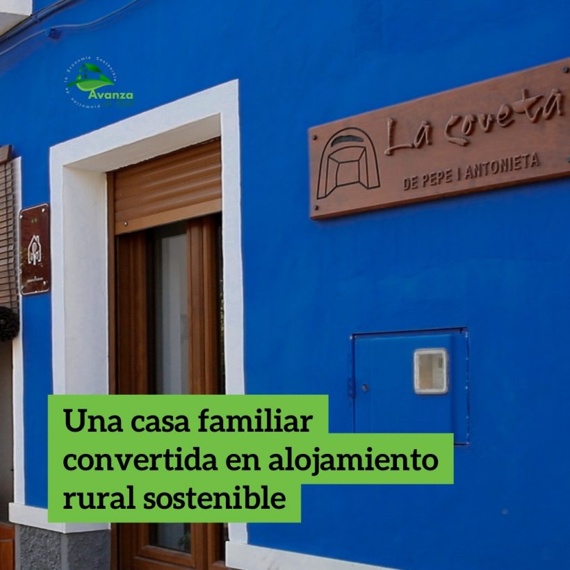 La Coveta, una casa familiar convertida en alojamiento rural sostenible